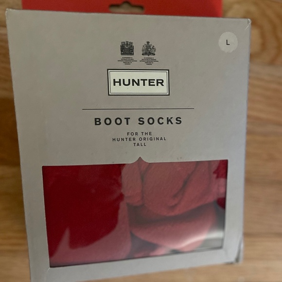 ❤️ NWT Hunter Boot Socks – Cozy Military Red 🧦 Original Tall - Picture 2 of 7